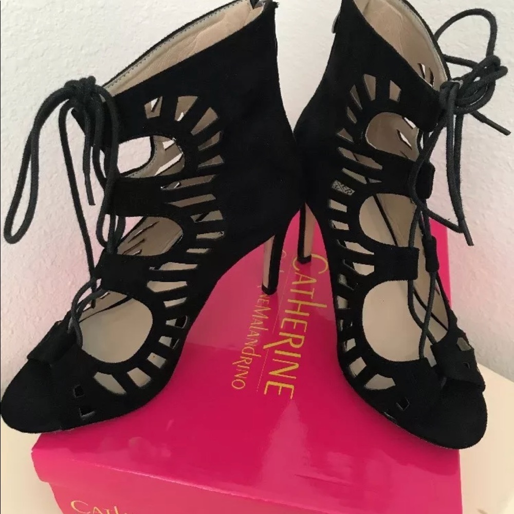 Catherine Malandrino Black Booties
